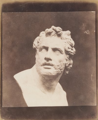 Busto di Patroclo da William Henry Fox Talbot